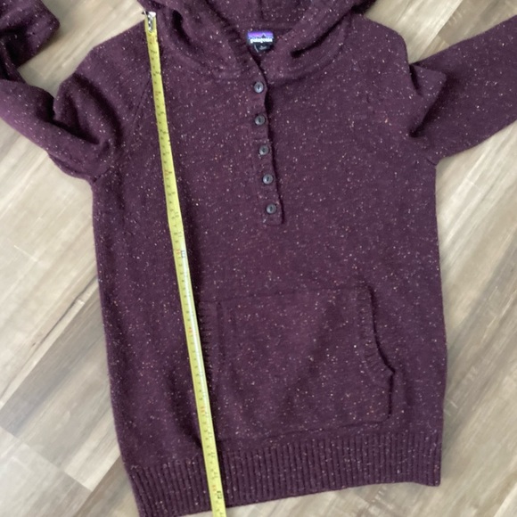 [Patagonia] Off Country Hoody in Speckled Dark Ruby Small - Picture 6 of 9